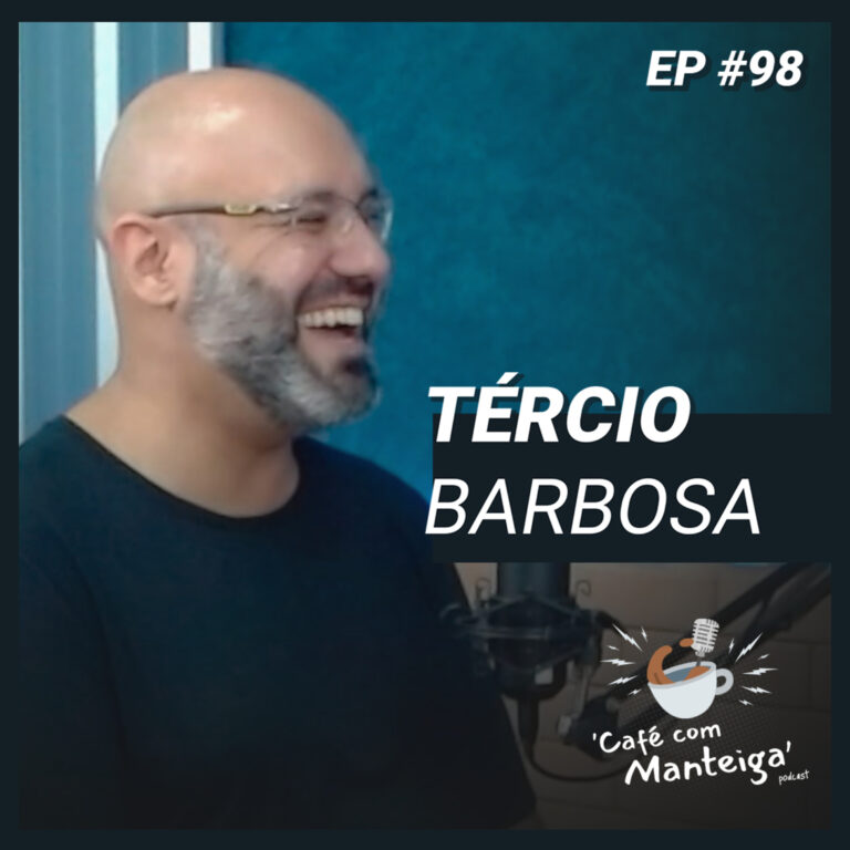 Read more about the article Ritmo em Foco: a vida de um professor de bateria, com Tércio Barbosa – CAFÉ COM MANTEIGA | EP 98